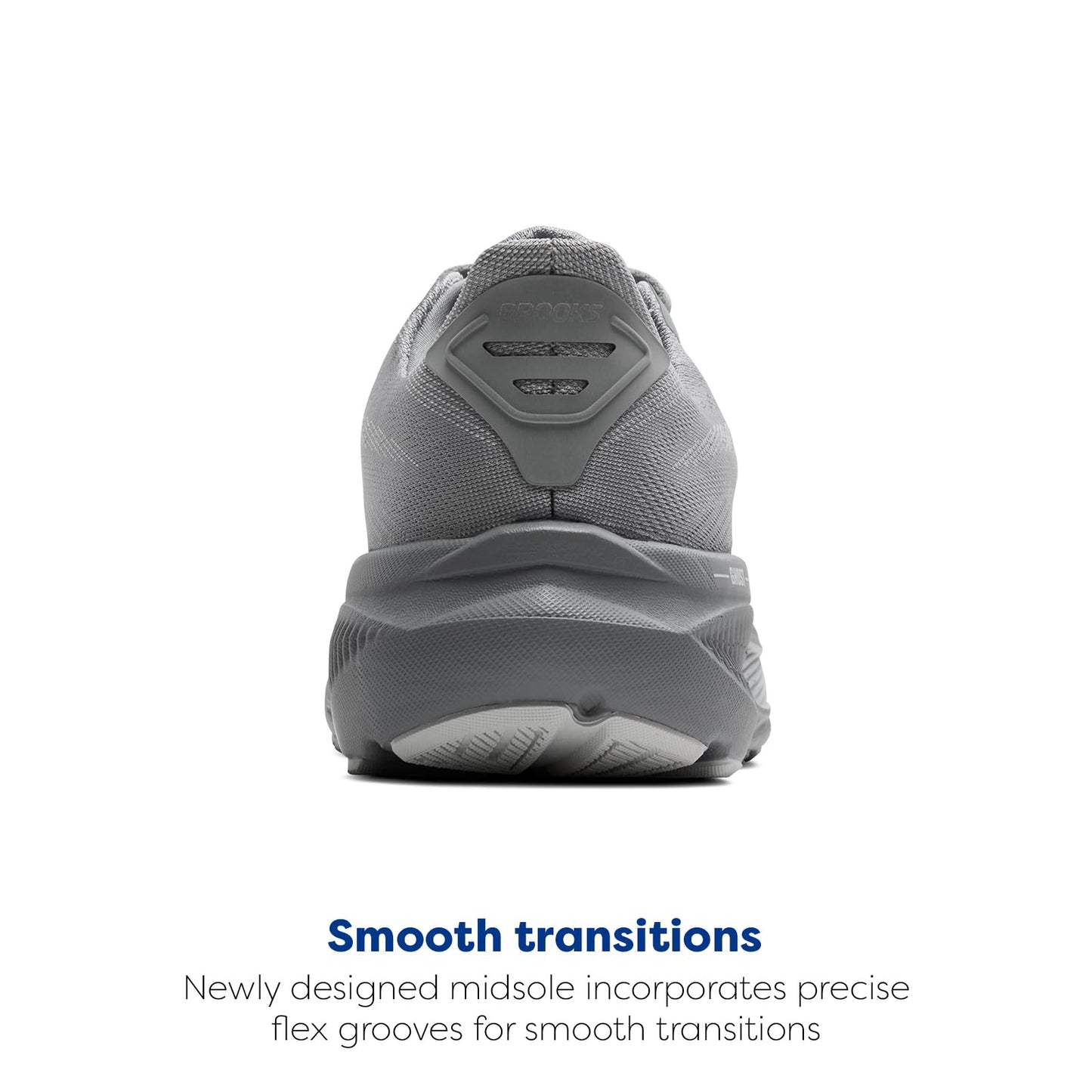 Brooks Men’s Ghost 17 Neutral Running Shoe - Primer Gray/Oyster Mushroom - 9.5 Wide