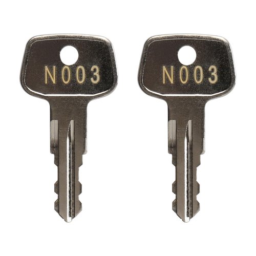 N003 Thule Series Frame Keys,Thule Key Replacement for Thule Ski,Roof,Cargo Box,Carrier Racks and Crossbar [Code N003]