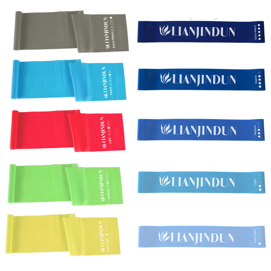 10 Pcs Professional Resistance Bands