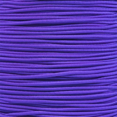 Paracord Planet 1/8 Inch Shock Cord – Nylon Bungee Cord for Crafting, Home Improvement, and General Indoor Use