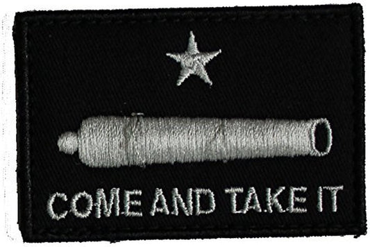 SME Patch Come & Take it Cannon Black, 3" x 2"