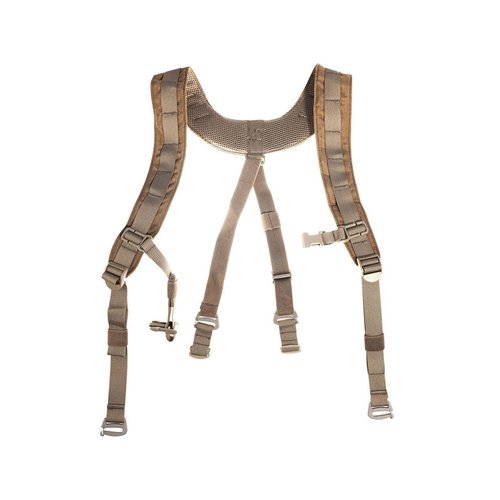 Tethrd Modular Ultralock Yoke, Saddle Shoulder Strap Support System, Coyote Brown