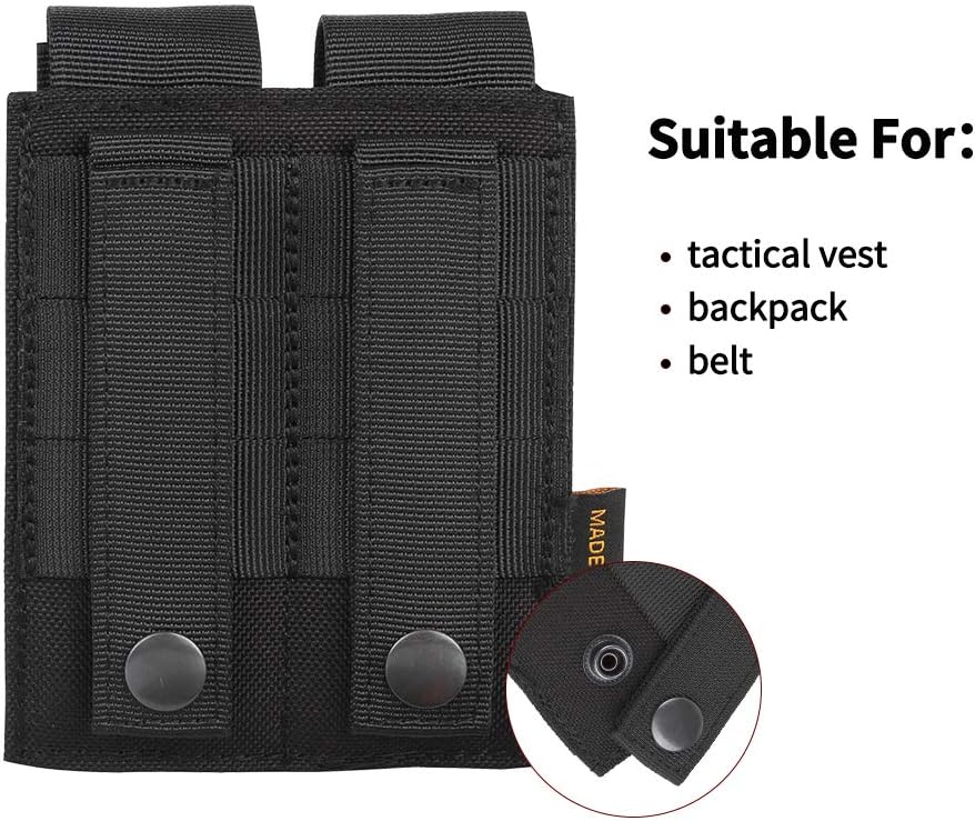 EXCELLENT ELITE SPANKER Molle Single/Double Pistol Mag Pouch Tactical Magazine Pouch Tool Organizer Holder
