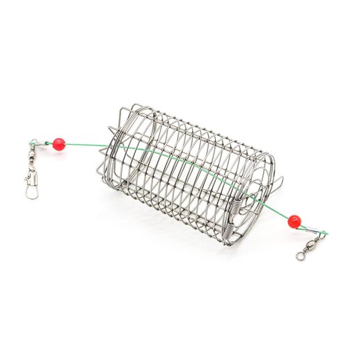UperUper 10pcs Fishing Bait Trap Cage Feeder, Baits Cage Basket Holder Coarse Lure Feeder Fishing Tackle Kit