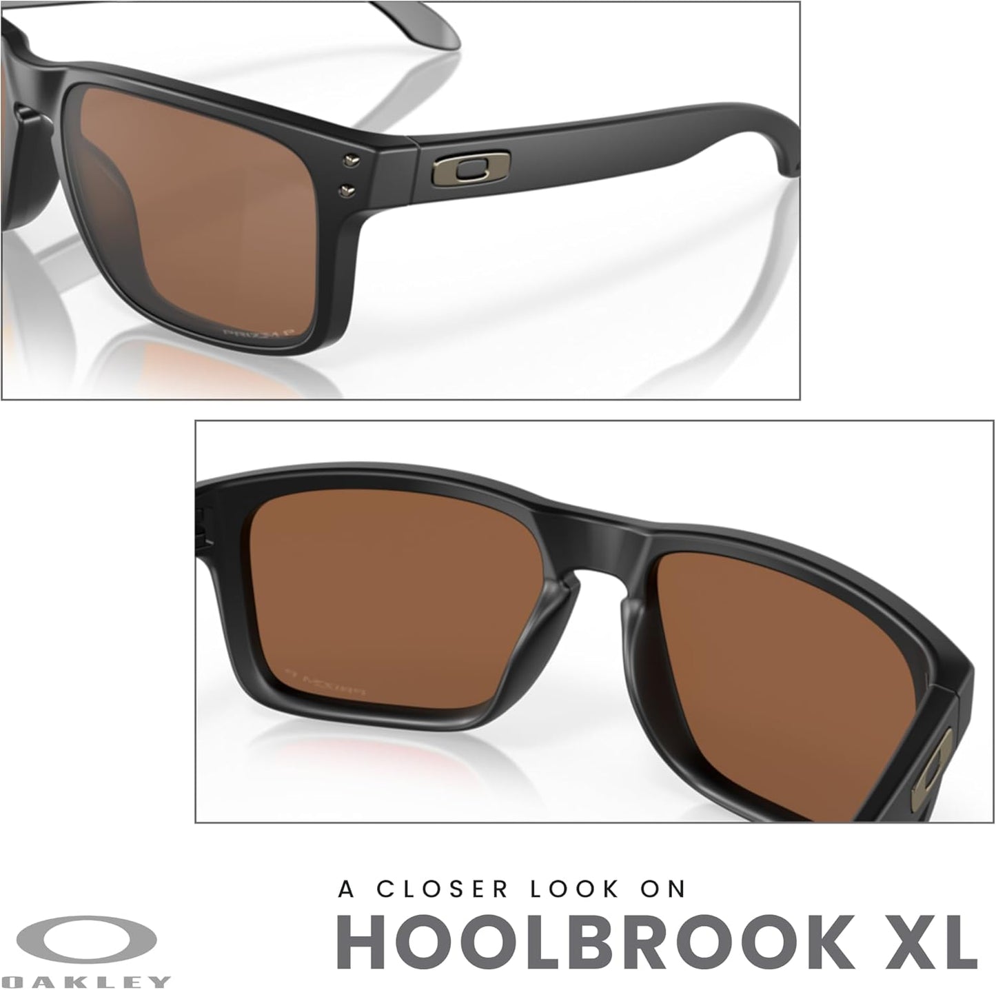OAKLEY Holbrook OO9102 Square Sunglasses for Men+ Bundle Accessory Leash Kit, Microfiber Pouch