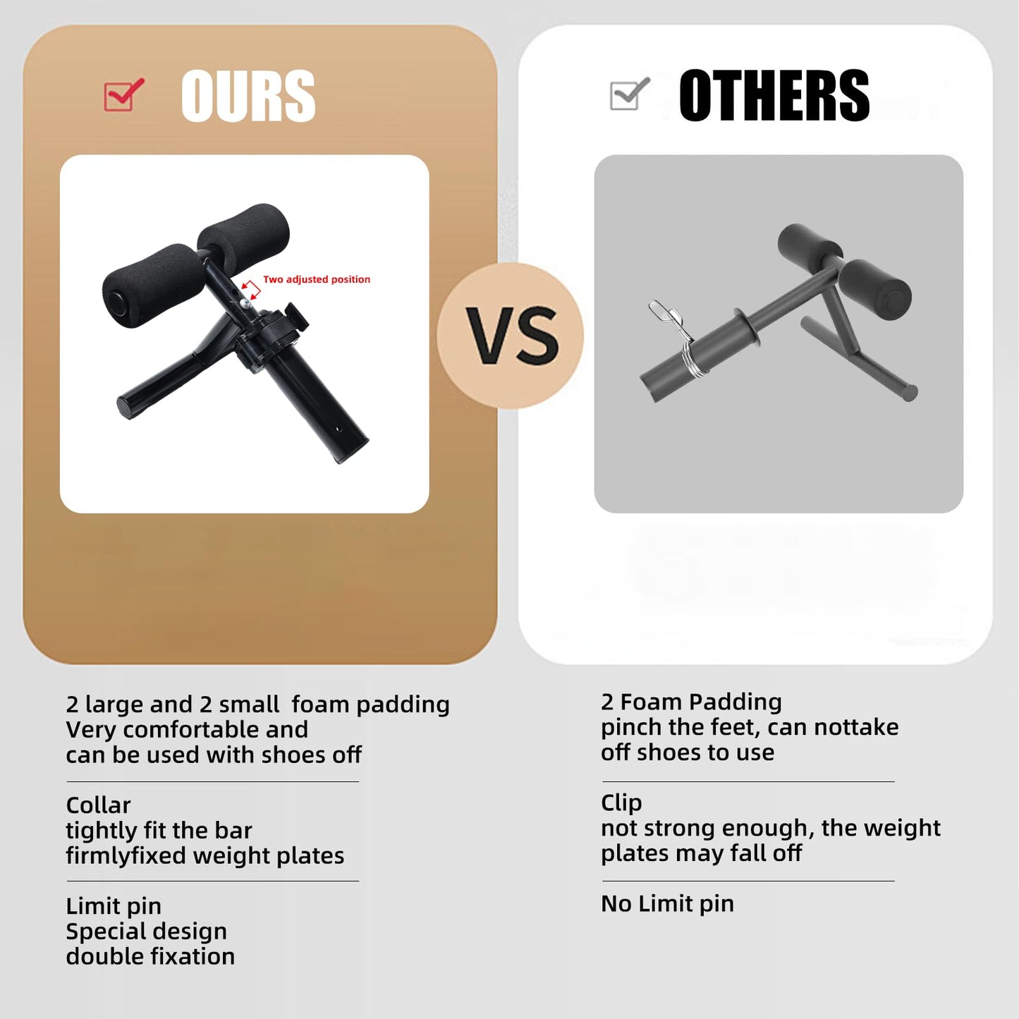 EVERYMATE Tib Bar Tibialis Trainer Calf Raise Machine for Strength Training, Tibialis Bar Leg Workout Equipment,Tibia Dorsi Calf Raise Machine,Knees Over Toes Equipment for Strengthening Calves/Ankles