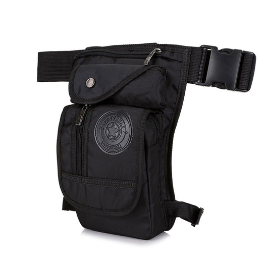 FANDARE Thigh Drop Leg Bag Military Tactical Drop Leg Pouch Bag Waist Pack Bumbags Sling bag Motorcycle Chest Shoulder Crossbody Bag for Hiking Cycling Travel Outdoor Cover PackBlack