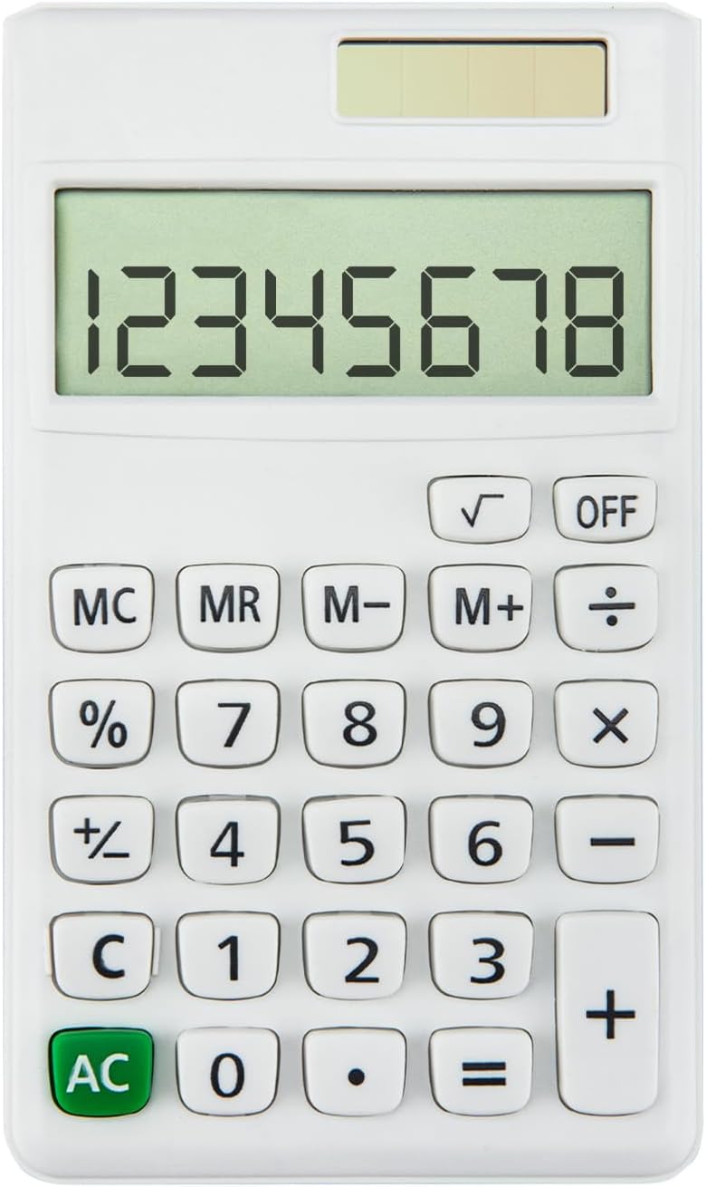 Pink Calculator,Calculator Small,Back to School Gifts for Students,School Supplies Essentials Mini Calculators Cute Solar 4 Function Calculators Basic Calculato for Home Office Supplies