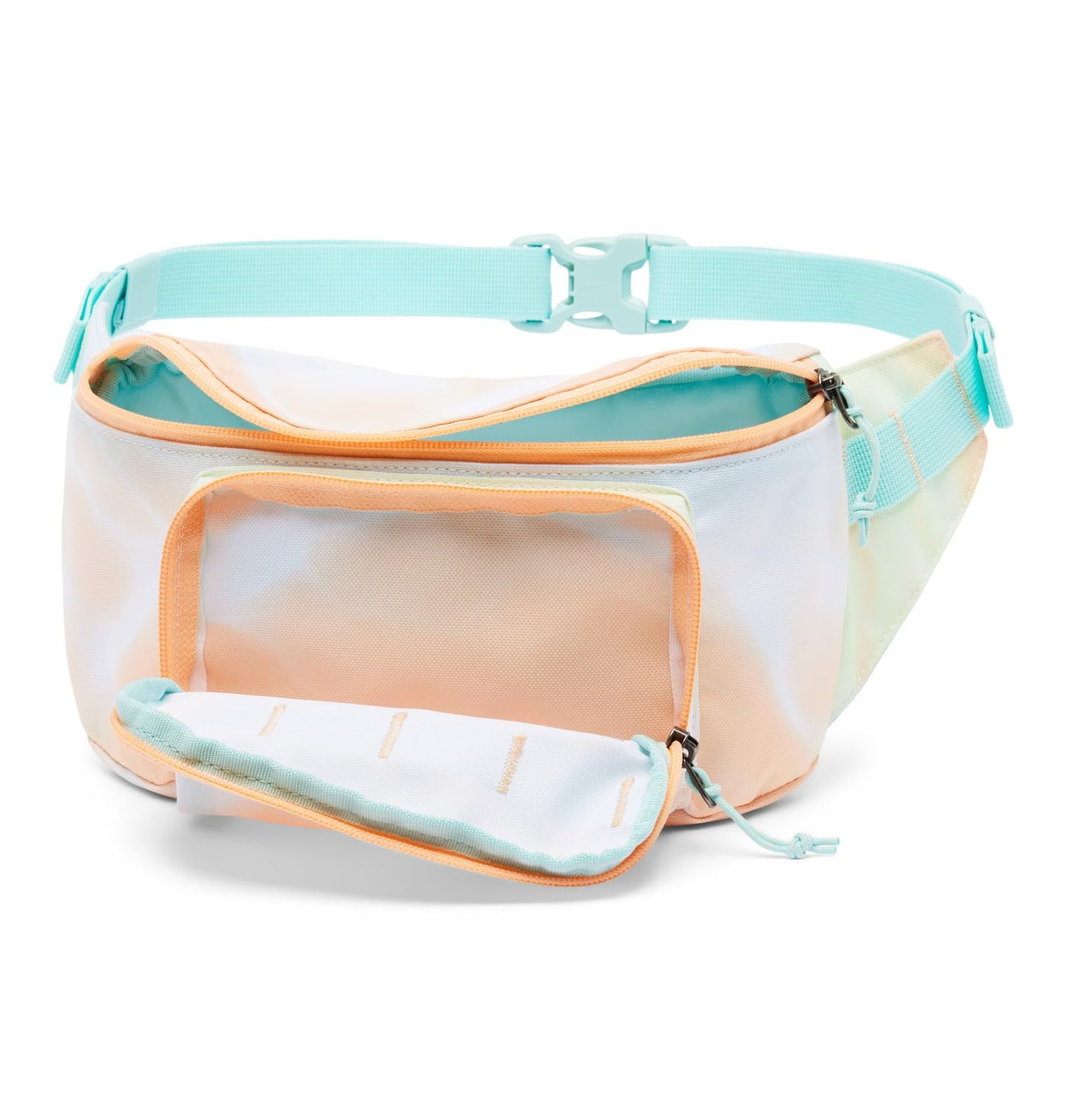 Columbia Unisex Zigzag Hip Pack, White Undercurrent Print/Spray, One Size