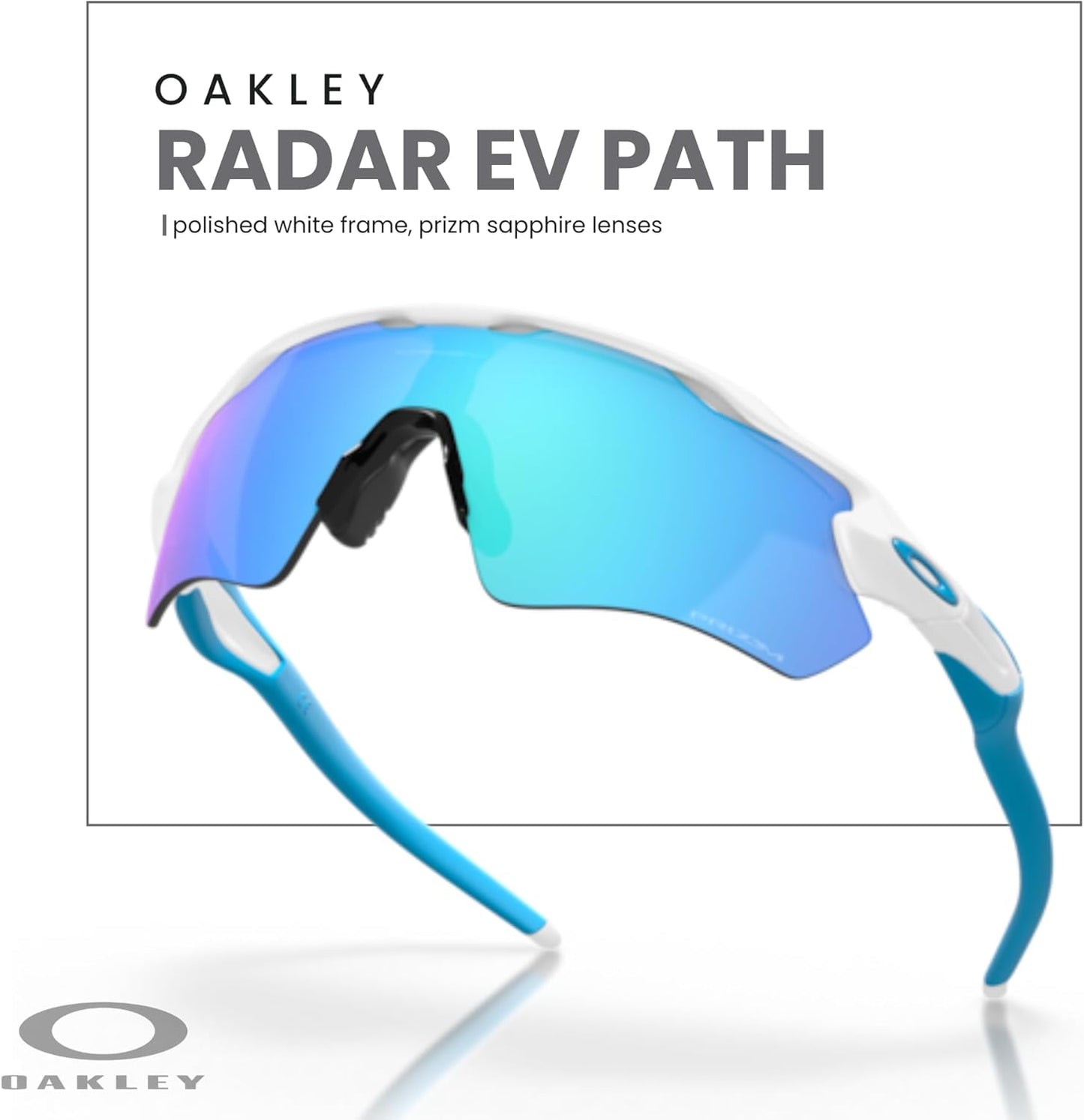OAKLEY Radar EV Path OO9208 Sunglasses For Men+ Bundle Accessory Leash Kit, Microfiber Pouch