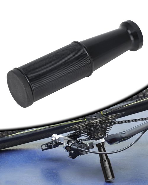 SPTOT Ebike Derailleur Guard Rack Protector Bike Transmission Protection for Most Quick Release Nut Electric Bike Bicycle, Black