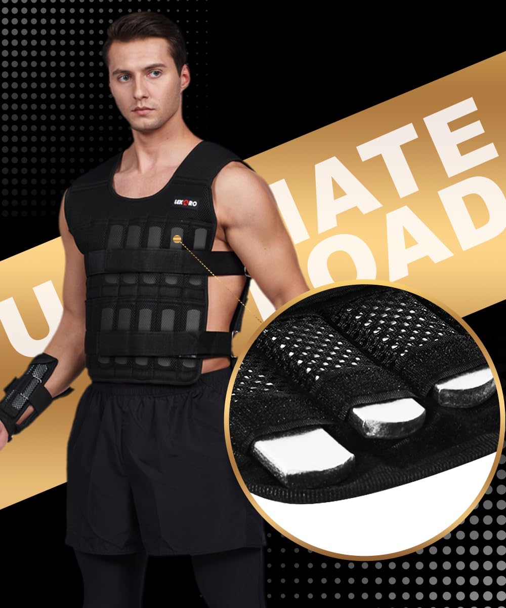 Adjustable Weighted Vest Plates, for Weights Vests or Ankle and Wrist, Workouts, Strength Training, Rustproof, Running, Walking, 0.44 LB/PCS, Total 10PCS(Vest Plates)