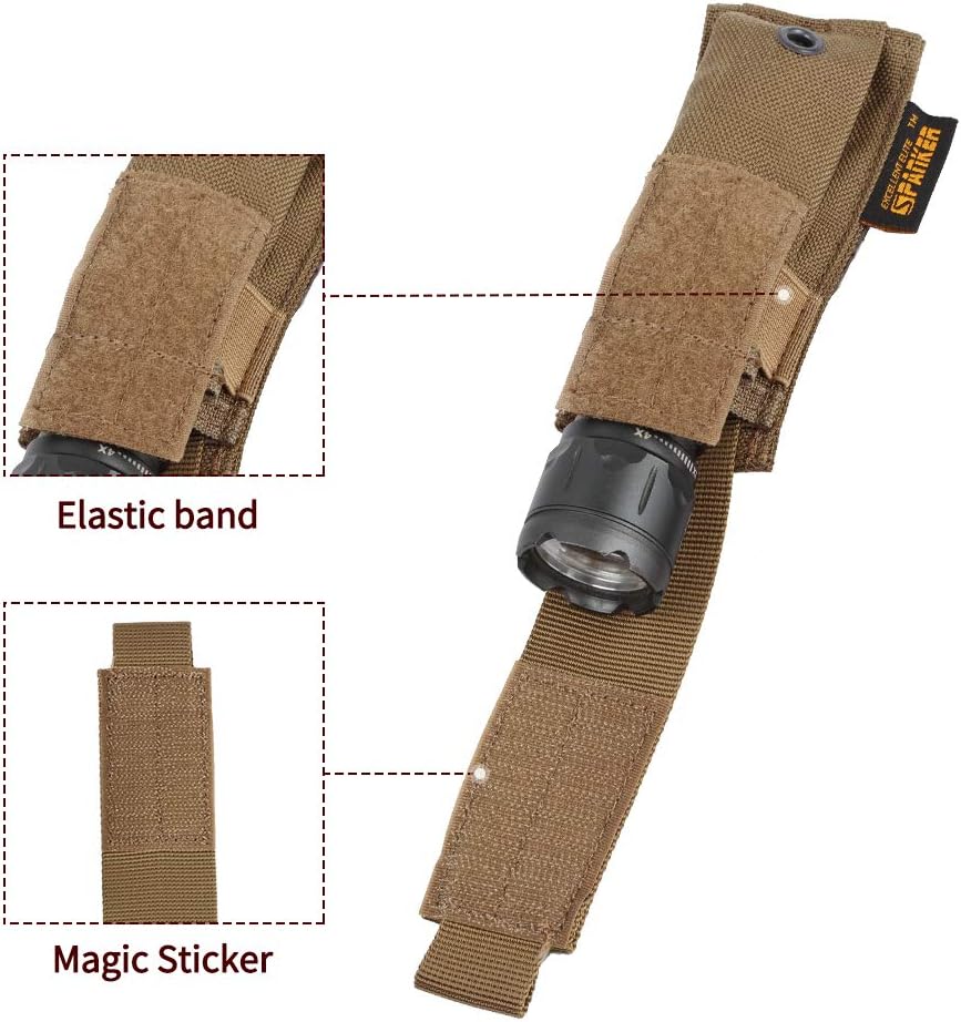 EXCELLENT ELITE SPANKER Molle Single/Double Pistol Mag Pouch Tactical Magazine Pouch Tool Organizer Holder