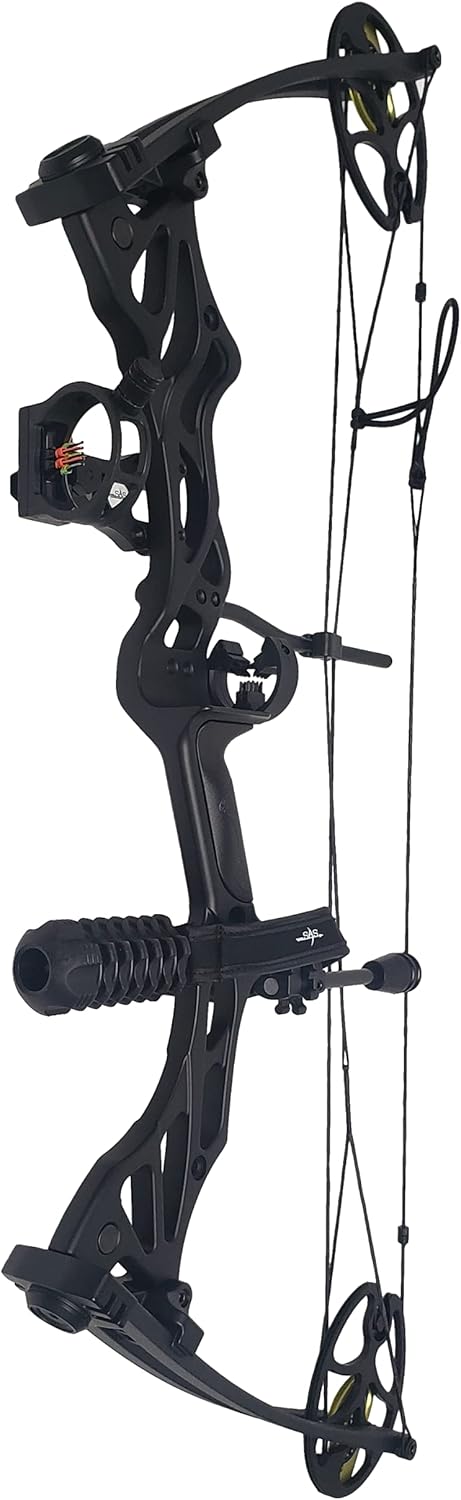 Archery Essential Accessory Upgrade Combo 5-pin Bow Sight, Arrow Rest, Stabilizer, Braided Bow Sling, Peep Sight