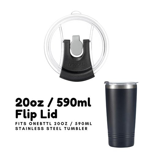 Onebttl Replacement Lid, Replace Lost or Damaged Lid, Spill-Proof Tumbler Cap, BPA-Free, Compatible with Onebttl 20oz Travel Mug