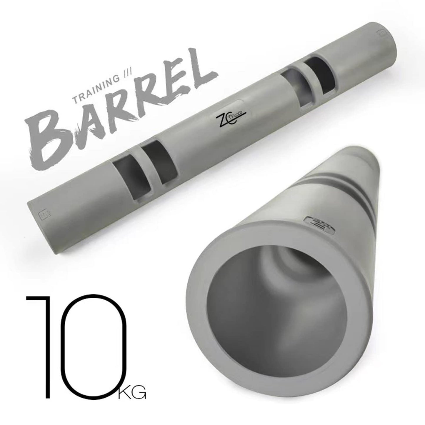 10kg Fitness Tube Portable Durable Training Rubber Weight Bar Weight Bearing Fitness TPR Barrel for Loaded Movement Training