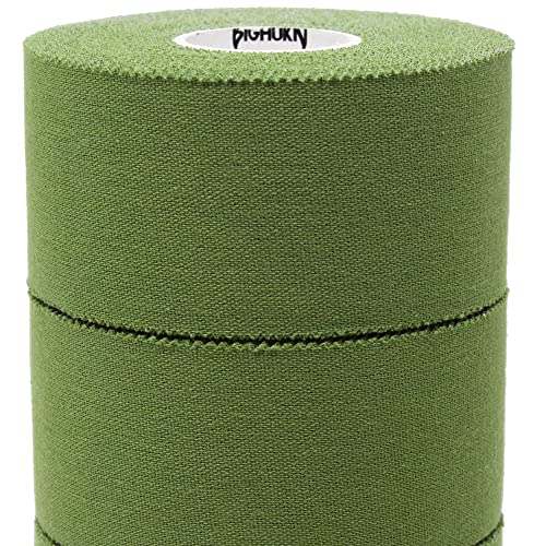 Supportive Athletic Tape 1.5 Inch x 45 Feet - Military Green, 4 Rolls
