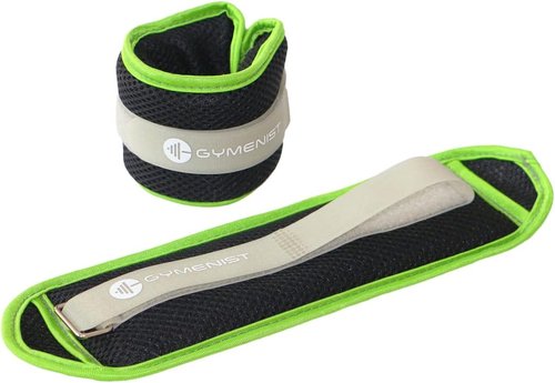 Gymenist Water Proof Ankle Weights With Adjustable Strap Great For Swimming And All Water Sports Activities