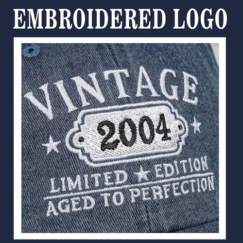 21st Birthday Gifts for Her Him Vintage 2004 Hats Turning 21 Gift Ideas for Men Women Black Hat
