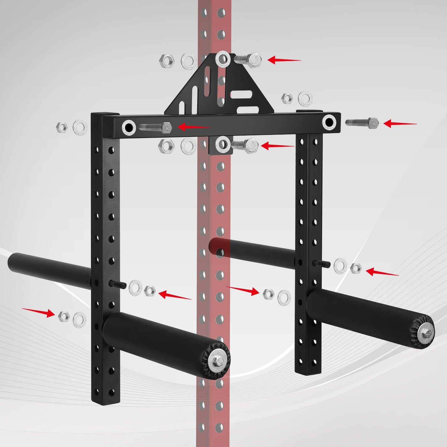 FVNBXG Lateral Raise Attachment Standing Lateral Raise Machine Shoulder Press Machines Strength Training Machine for Home Gym
