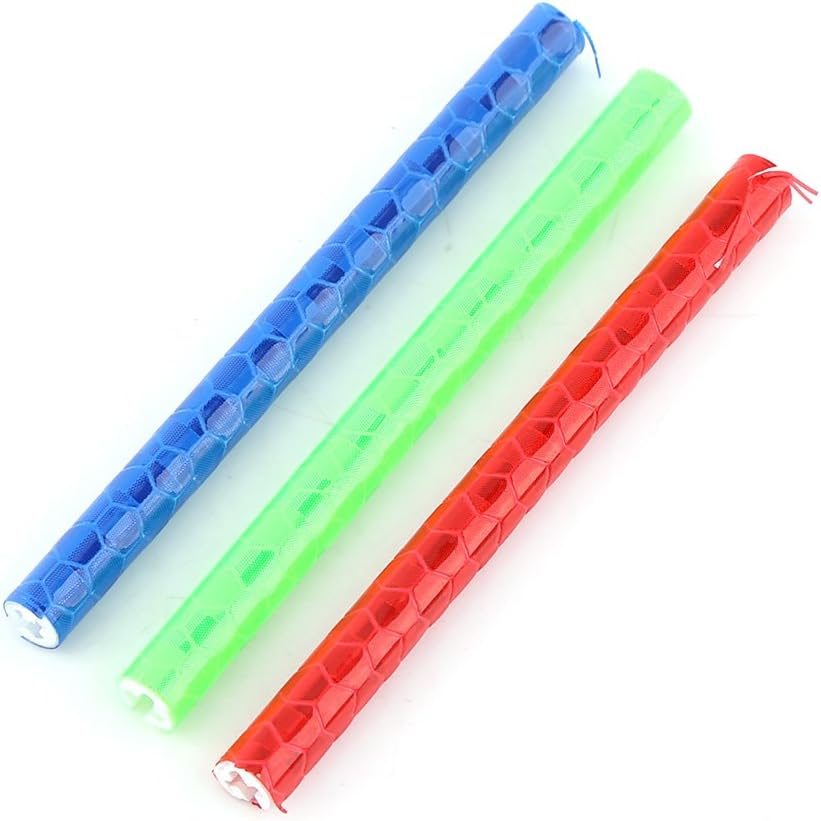 Alomejor Wheel Reflector Mount Clips for Spokes, Reflective Strips for Night Cycling Riding Safety with Warning Reflective Tube (Blue)