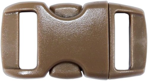 Contoured Side Release Buckles - 3/8" Paracord - 5, 10, & 20 Pack - 30+ Colors