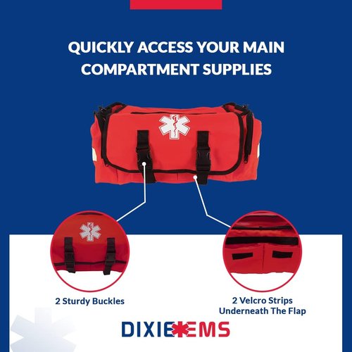 Dixigear First Responder On Call Trauma Bag W/Reflectors - Navy