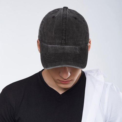 Washed Cotton Vintage Baseball Cap Sun Hats Men Women Smile Baseball Cap Adjustable Dad Golf Hat