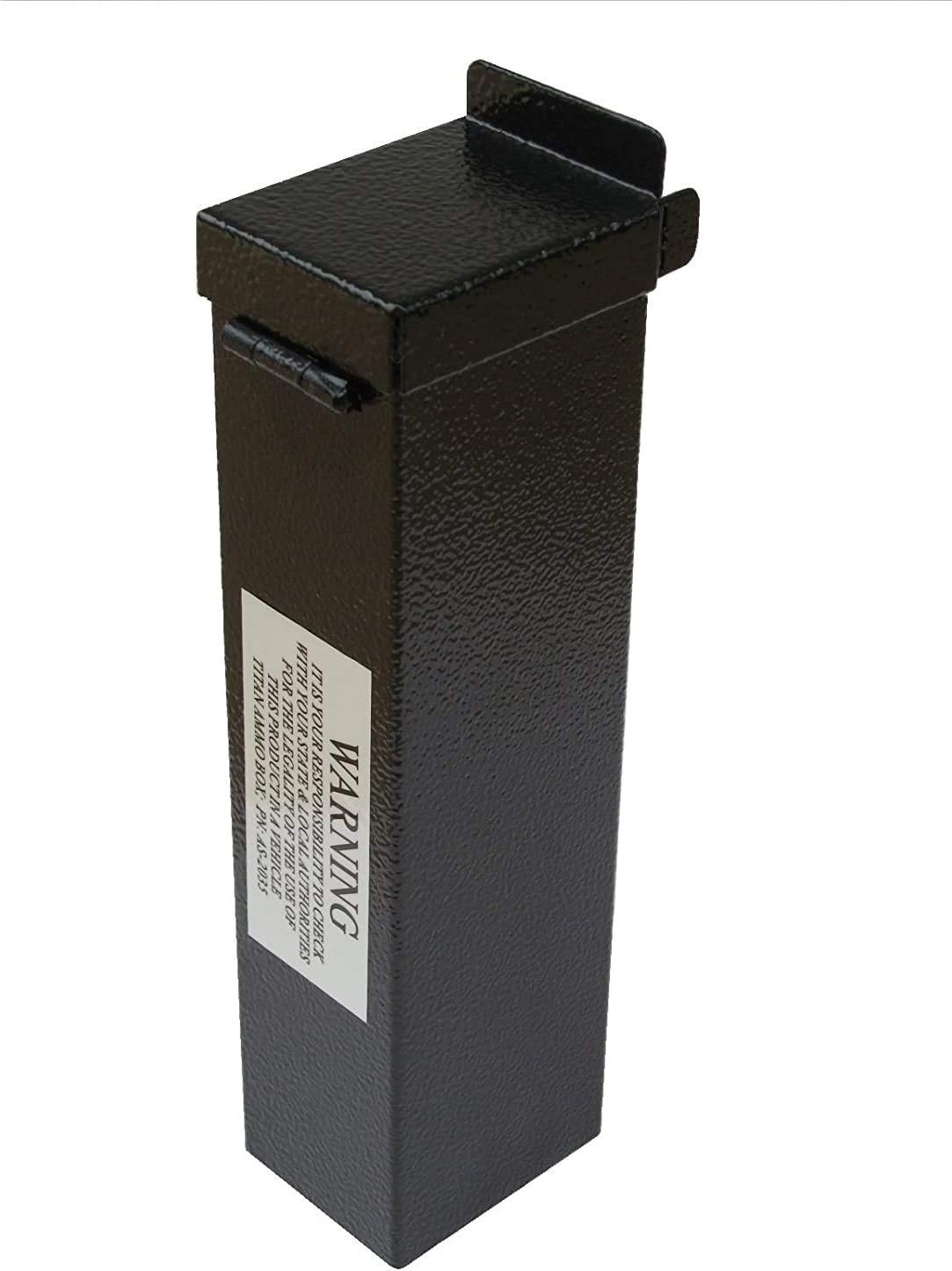 Titan Ammo Box - Made Exclusively to fit The Titan Pistol Vault Gun Safe!, Black, L 8” x W 6” x H 1 ¾”