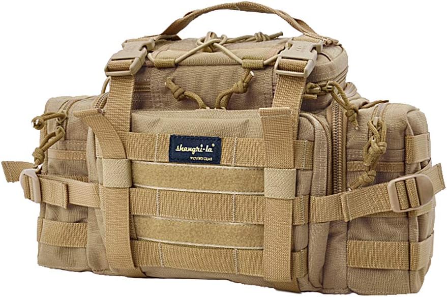 SHANGRI-LA Tactical Range Bag Outdoor Sling Backpack Hiking Fanny Waist Pack