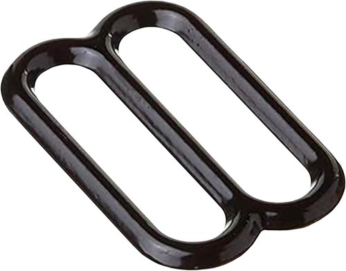 Black Metal Rounded Tri-Glide Slides For Bag Straps,Rifle Slings,Dog Collars- 1 Inch, 1.5 Inch or 2 Inch- 10 Pack