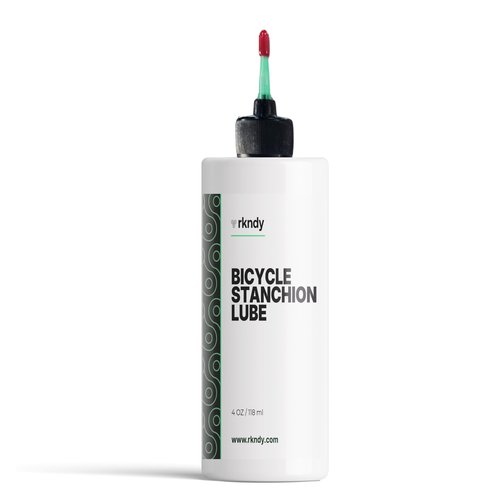 RKNDY Fork Stanchion & Shock Lube - Premium Bicycle/Bike Suspension Lubricant for Eliminating Rust, Dirt, and Contaminants from Seals, Ensuring Smooth Riding and All-Weather, Long-Lasting Protection