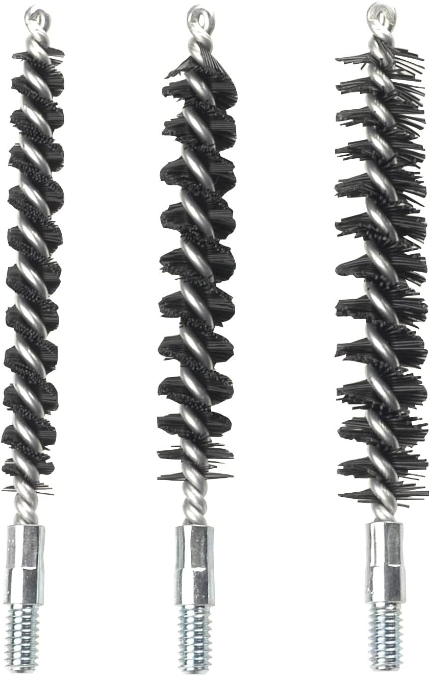Tipton Nylon Bore Brush 13 Piece Set with Molded Hinge-top Storage Box for Gun Cleaning and Maintenance