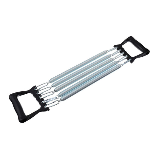 Kisangel 1pc Spring Chest Expander with 5 Springs Arm Muscle Strength Exercise Gym Stretch Rope Arm Trainer for Indoor Fitness Workout
