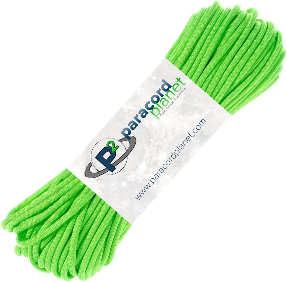 Paracord Planet 850 US Government Certified Paracord 10', 25', 50', 100', 250', 1000' Lengths