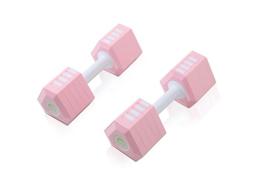 MUCNFTS Adjustable Dumbbell Set of 2, 5 in 1 Free Weights Dumbbells Set for Women/Men, Hand Weights for Women, Each Hand with 3.3 to 12.1lbs for Home Gym Exercise Training.