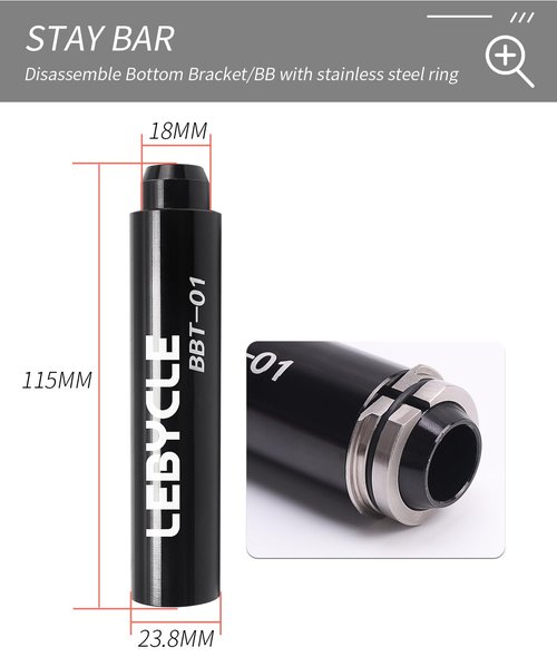 Bicycle Bearing Press Removal Tool，Bicycle Bearing Puller Install Tool, Bike Bottom Bracket Removal Tool Kit, Bicycle Bearing Press Kit BB73 BB86 BB30 BB91 BB92 PF30, MTB Road Bicycle Repair Tools