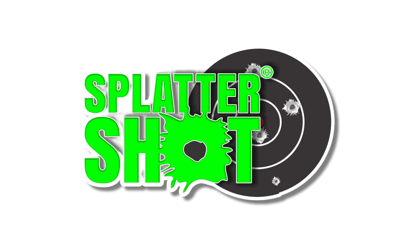 Pro-Shot Products 8" Bullseye Peel-n-Stick High Vis Fluorescent SplatterShot Target, 3 Color 6 Pack