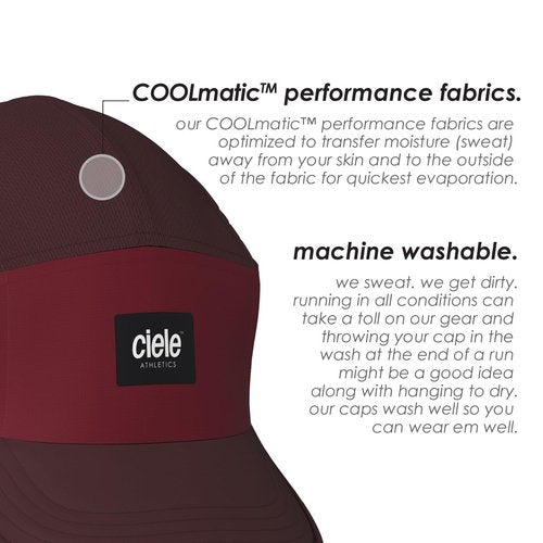 Ciele Athletics GOCap SC Box - Premium SOFTcurve Brim, Reflective, Washable Moisture Wicking Hat with Sun Protection - Richta