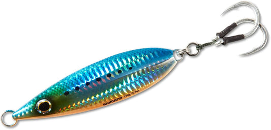 Shimano Butterfly Flat-Fall Fishing Jig, 160G, Blue Sardine