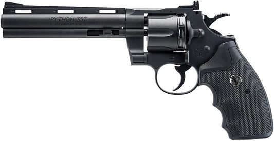 Umarex Colt 6" Python .357 Caliber Steel BB C02 Air Pistol, Powdered Black