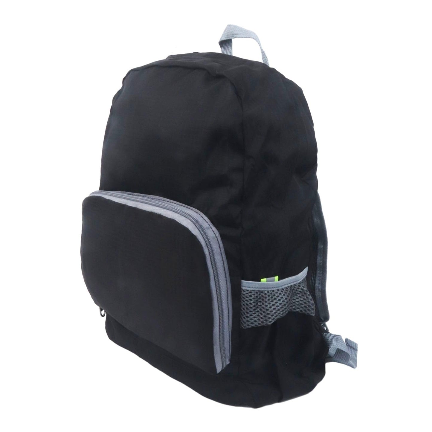 25L Backpack Packable Foldable Ultra Lightweight Water Resistant Durable Camping Outdoor Mountaineering Riding Travel Daypack (Black)