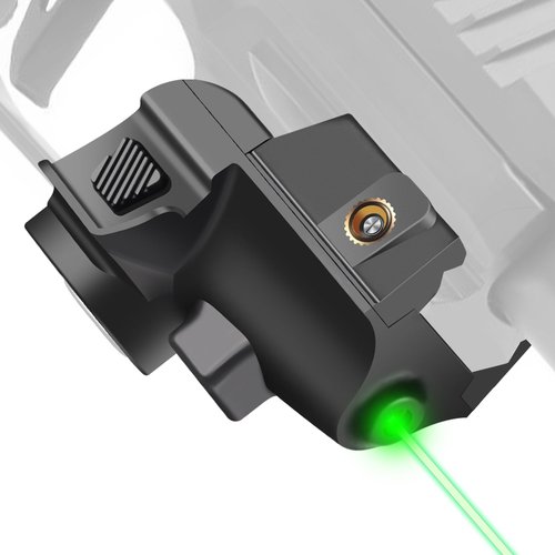 Laswin Picatinny Laser for Gun, Green Laser Sights for Pistols, Tactical Laser Beam for Glock, Sig, Taurus, Beretta, S&W, and Canik, with 20mm Rail or Weaver Accessories
