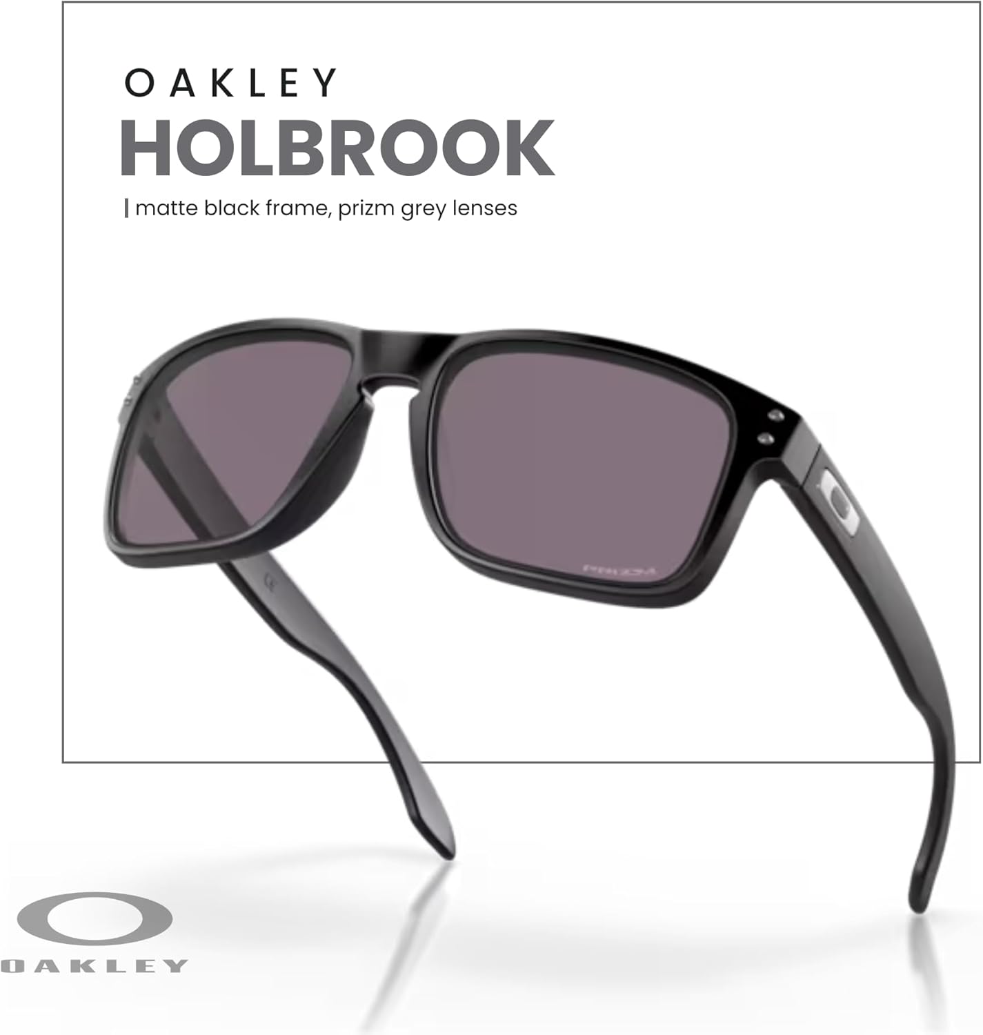 OAKLEY Holbrook OO9102 Square Sunglasses for Men+ Bundle Accessory Leash Kit, Microfiber Pouch