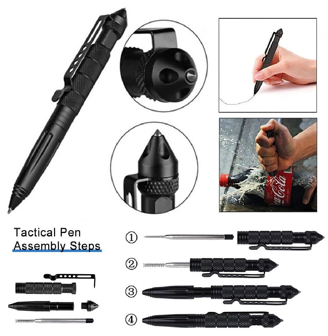 Galaxy 40 Pcs in One for Survival Emergency Kits Gear Tactical Outdoor Camping Hiking Camping Traveling Fishing, Great Gift for Father Men Husband Son Friends..