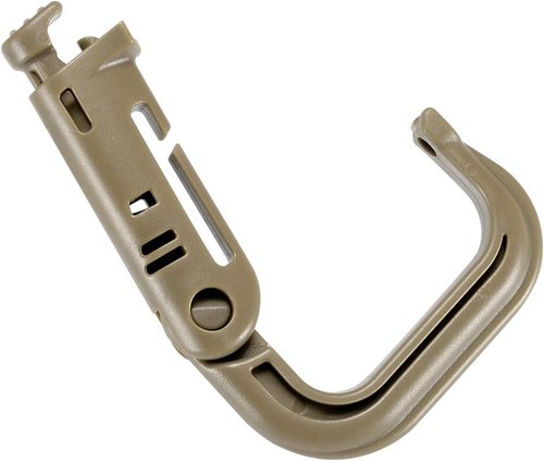 BOOSTEADY 10 Pack Multipurpose D-Ring Grimlock Locking for Molle Webbing with Zippered Pouch