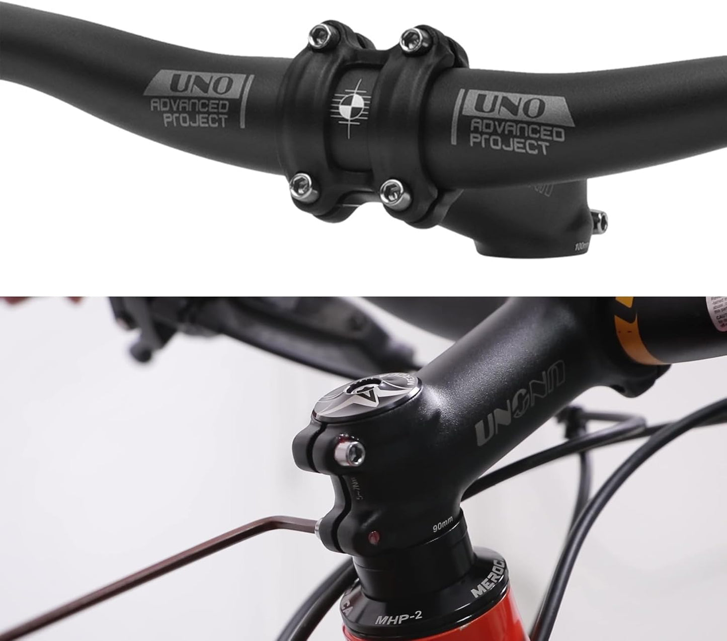 FOMTOR 25.4 stem 60mm 90mm 110mm 35 Degree Bike Handlebar Stem Riser MTB Stem for Mountain Bike Road Bike BMX MTB