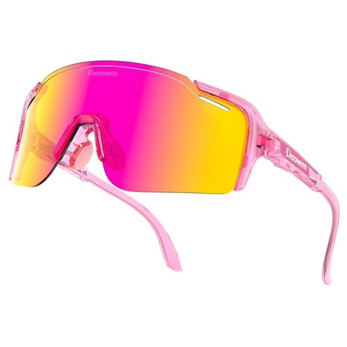Derowern Kids Sunglasses Polarized Youth Baseball Sunglasses Sports TR90 Lightweight Frame Sun Glass for Boys Girls Age 10-14 Softball Cycling Running