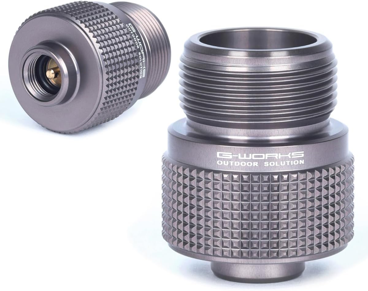 1lb-SCREW Butane adapter/EPI Adapter/Lindal Valve Canister / 1lb Adapter/Gas Adapter