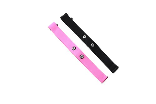 Rich Green Valley Heart Rate Monitor Chest Strap Replacement Belt Compatible with Polar H10 H9 H7 H1 Wahoo Tickr Garmin HRM Black&Pink